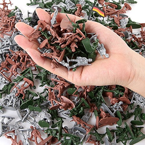 Beebeerun Plastic Army Men Toys for Boys 300 PCS Little Toys Soldiers Army Guys